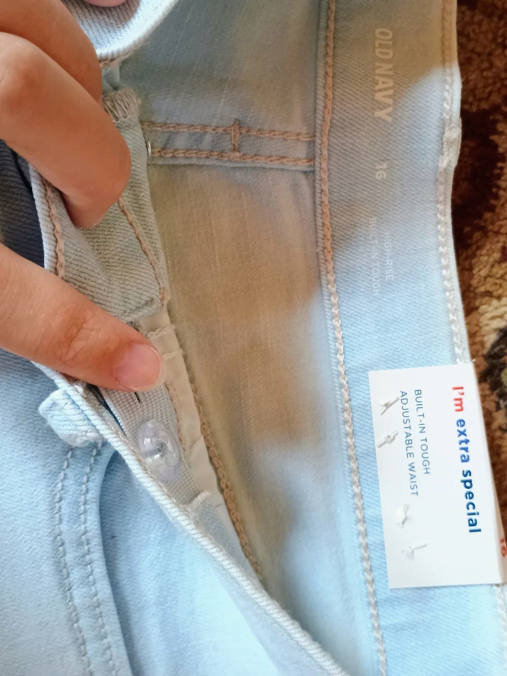 Old Navy Light Blue High-Waist Jeans